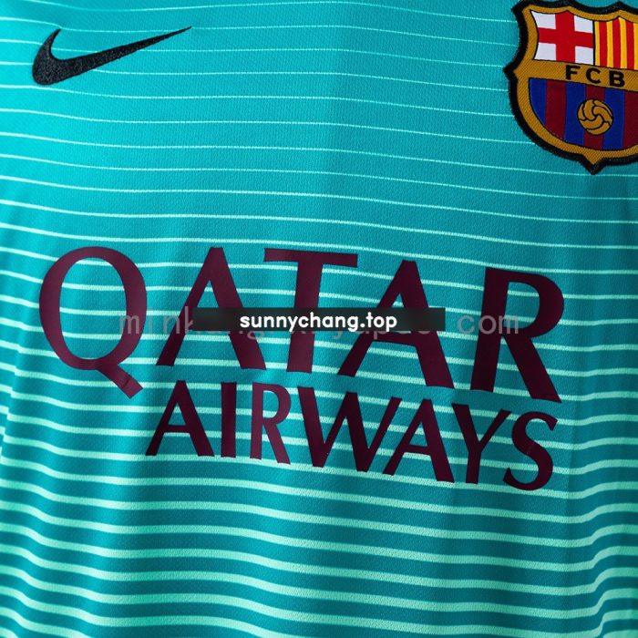 Barcelona 2016/17 Third Retro Jersey - 图片 6