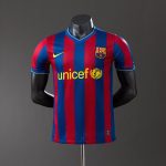 Barcelona 2009/2010 Home Player Version Retro Jersey
