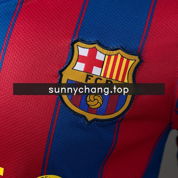 Barcelona 2009/2010 Home Player Version Retro Jersey - 图片 5
