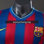 Barcelona 2009/2010 Home Player Version Retro Jersey - 图片 7