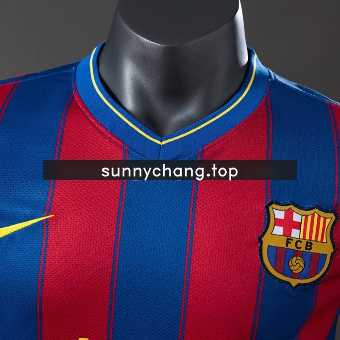 Barcelona 2009/2010 Home Player Version Retro Jersey - 图片 7