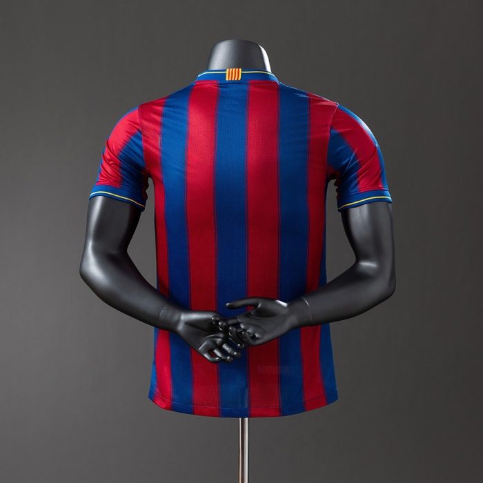Barcelona 2009/2010 Home Player Version Retro Jersey - 图片 8