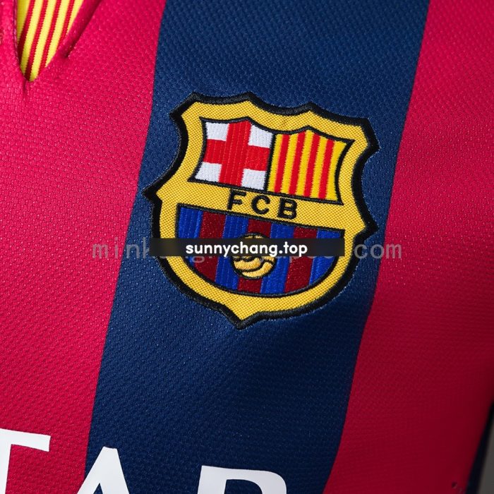 Barcelona 2014/2015 Home Player Version Jersey - 图片 5