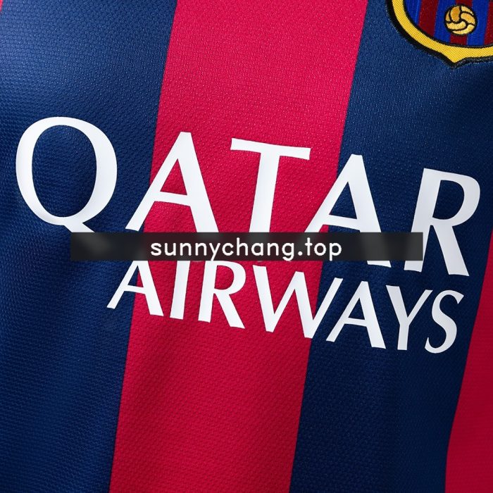 Barcelona 2014/2015 Home Player Version Jersey - 图片 6