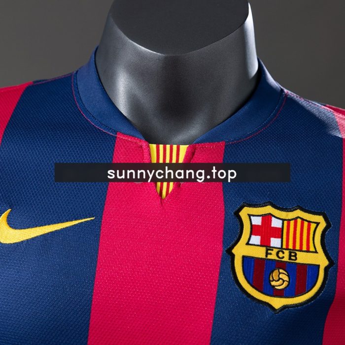 Barcelona 2014/2015 Home Player Version Jersey - 图片 7
