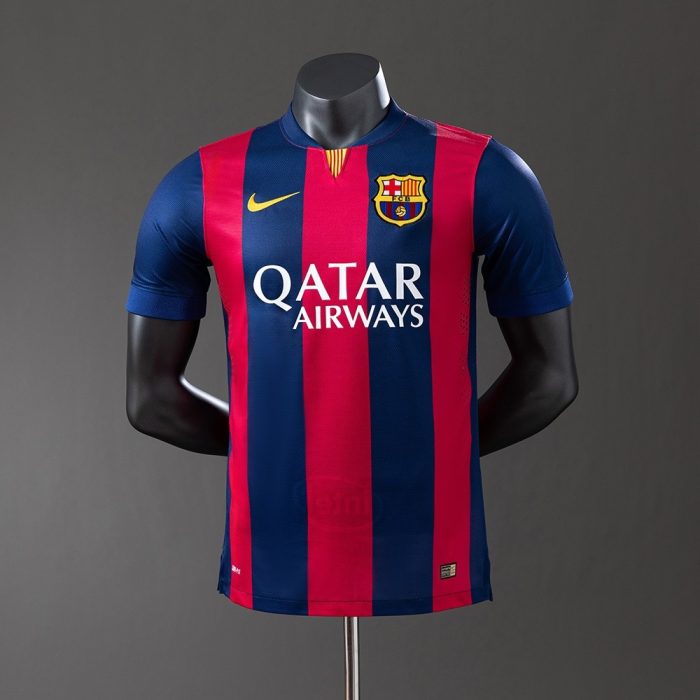 Barcelona 2014/2015 Home Player Version Jersey - 图片 9