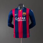 Barcelona 2014-2015 Home Long Sleeve Player Version Jersey