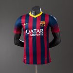 Barcelona 2013/2014 Home Player Version Retro Jersey