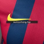 Barcelona 2013/2014 Home Player Version Retro Jersey - 图片 4