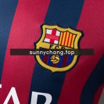 Barcelona 2013/2014 Home Player Version Retro Jersey - 图片 5