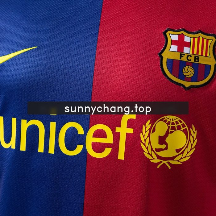 Barcelona 2008/09 Player Version Home Jersey - 图片 5