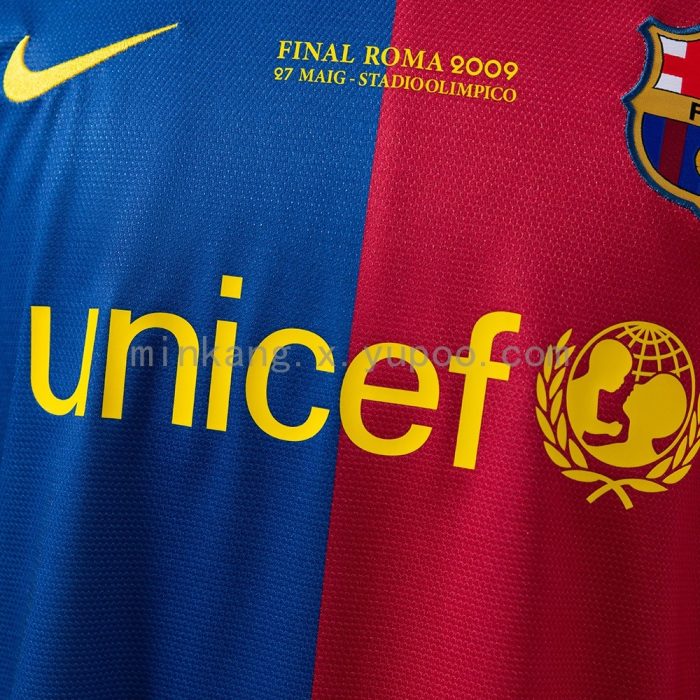 Barcelona 08/09 UEFA Champions League Home Retro Shirt - 图片 6