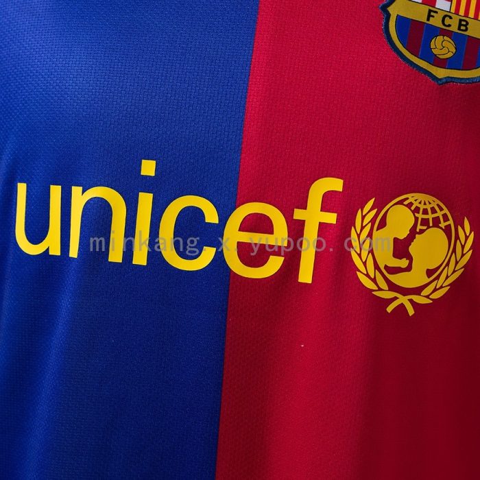 Barcelona 08/09 Champions League Home Retro Long Sleeve Jersey - 图片 5