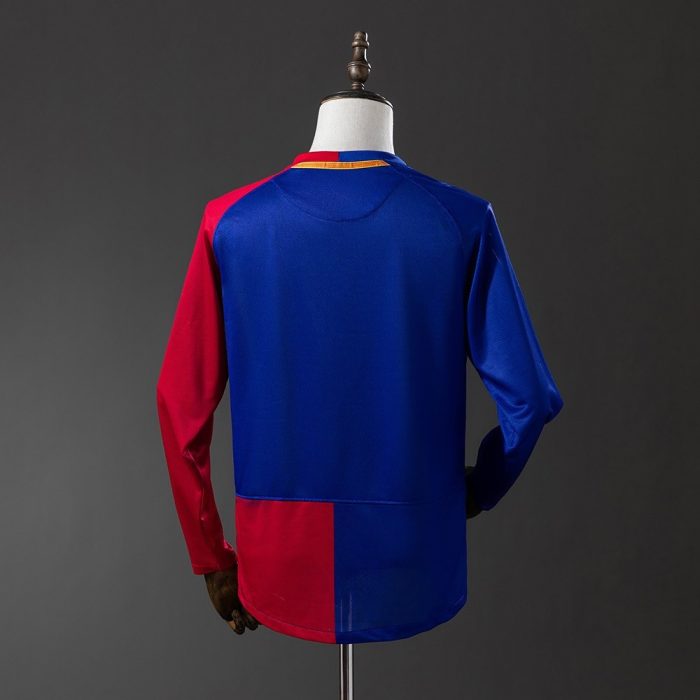 Barcelona 08/09 Champions League Home Retro Long Sleeve Jersey - 图片 7