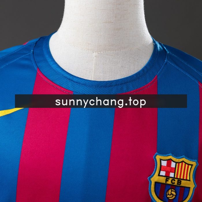Barcelona 2005/2006 Home Retro Jersey - 图片 5
