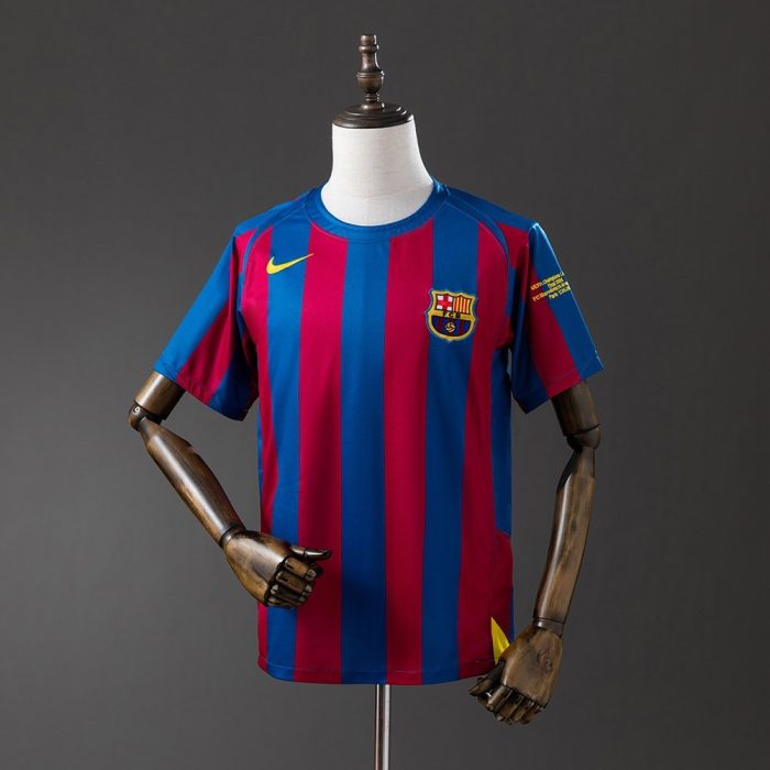 Barcelona 2005/2006 Home Retro Jersey - 图片 7