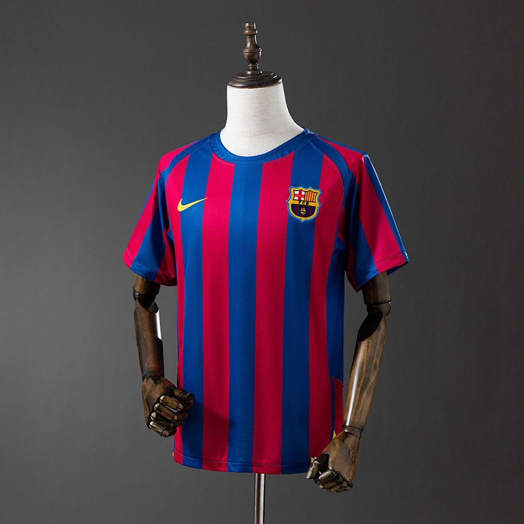 JER-2643_1 Barcelona 2005/06 Home Retro Jersey - 图片 1