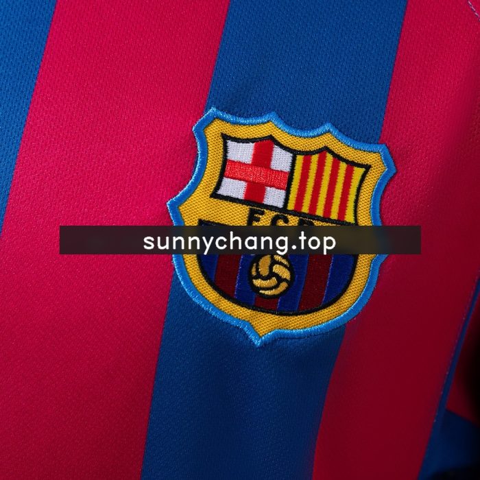 Barcelona 2005/06 Home Retro Jersey - 图片 4