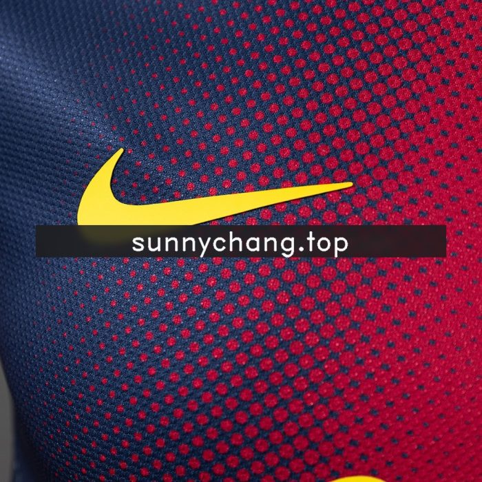 Barcelona 2012/13 Home Player Version Retro Jersey - 图片 4