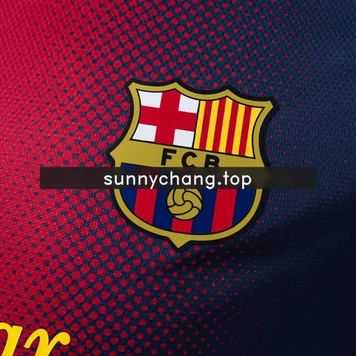 Barcelona 2012/13 Home Player Version Retro Jersey - 图片 5