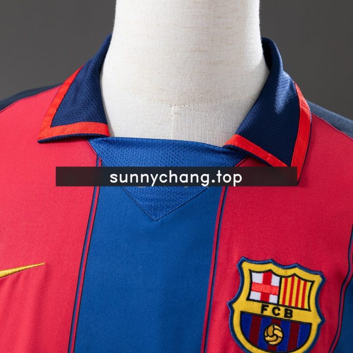 Barcelona 2003-2004 Home Retro Shirt - 图片 5