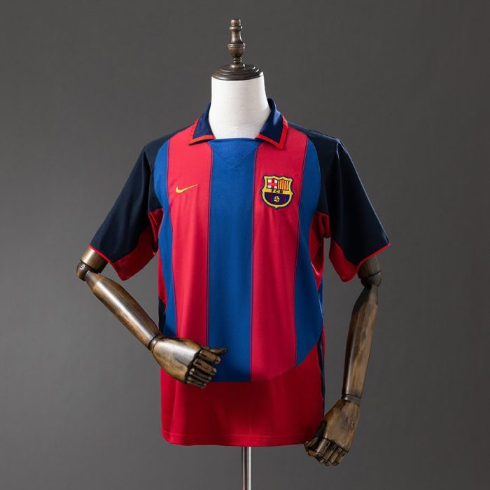 Barcelona 2003-2004 Home Retro Shirt - 图片 7