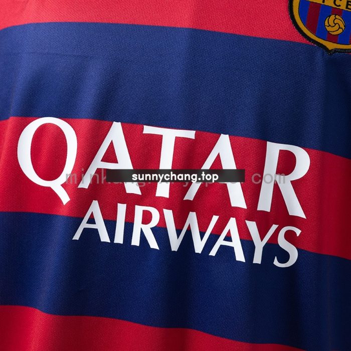 Barcelona 15/16 Home Retro Shirt - 图片 6