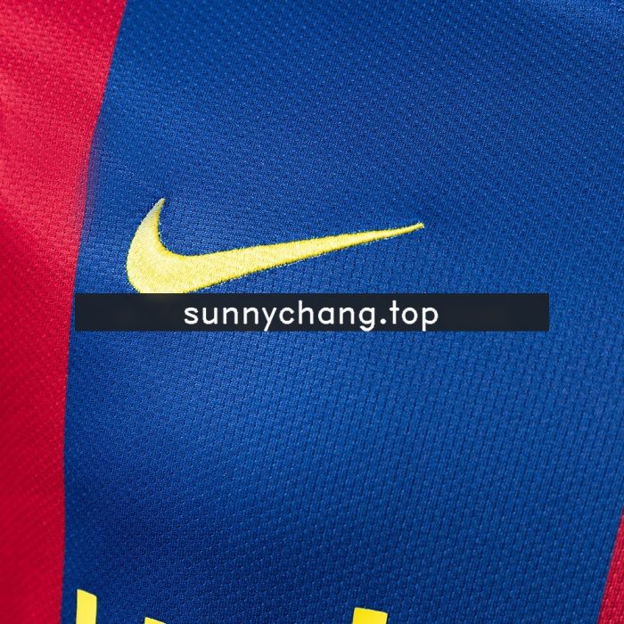 Barcelona 2006/2007 Player Version Home Jersey - 图片 3