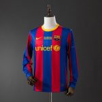 Barcelona 2010/11 Home Champions League Edition Long Sleeve Retro Jersey
