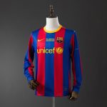 Barcelona 2010/11 Home Champions League Edition Long Sleeve Retro Jersey - 图片 9
