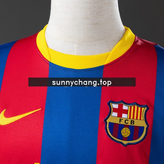 Barcelona 2010/2011 Home Retro Jersey - 图片 8