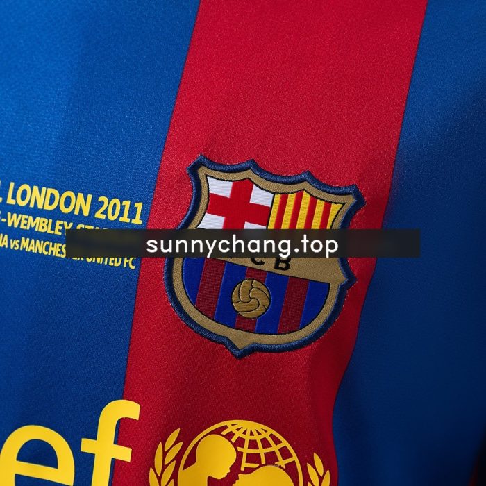 Barcelona 2010/11 Home Retro Jersey - 图片 4
