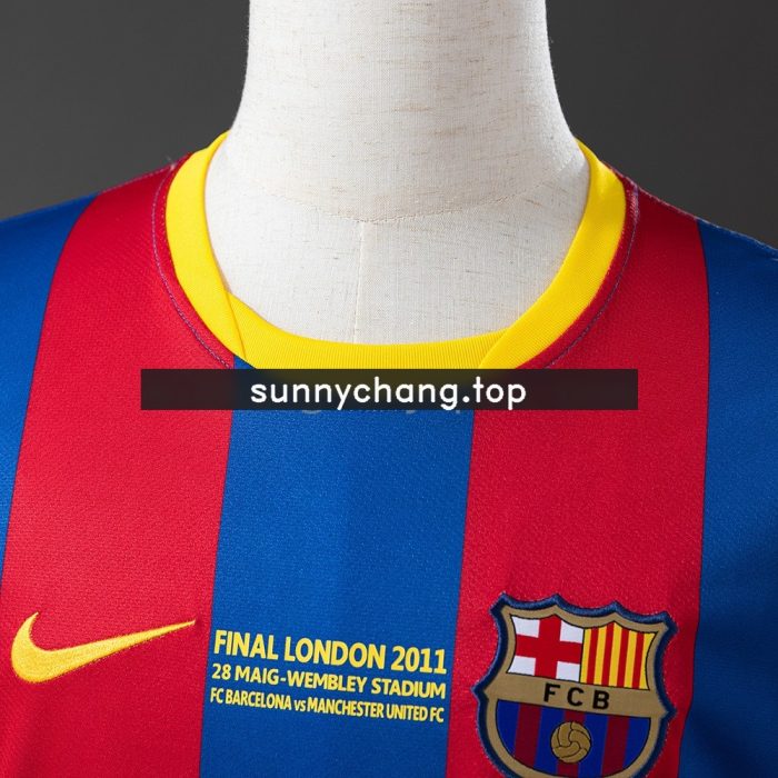 Barcelona 2010/11 Home Retro Jersey - 图片 6