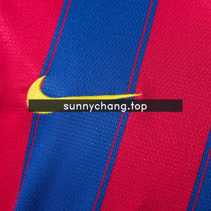 Barcelona 09/10 Home Retro Shirt - 图片 4