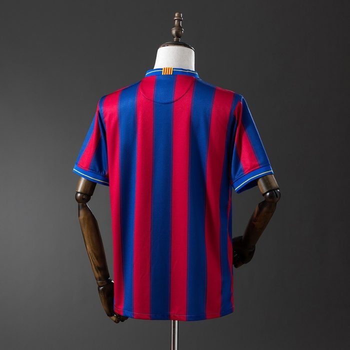 Barcelona 09/10 Home Retro Shirt - 图片 8