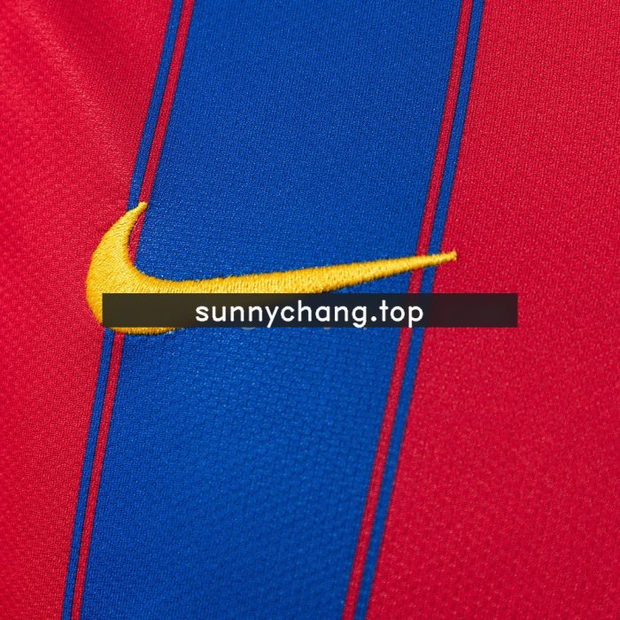 Barcelona 2009/10 Home Long Sleeve Retro Jersey - 图片 4