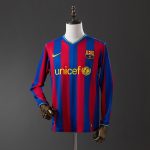 Barcelona 2009/10 Home Long Sleeve Retro Jersey - 图片 9