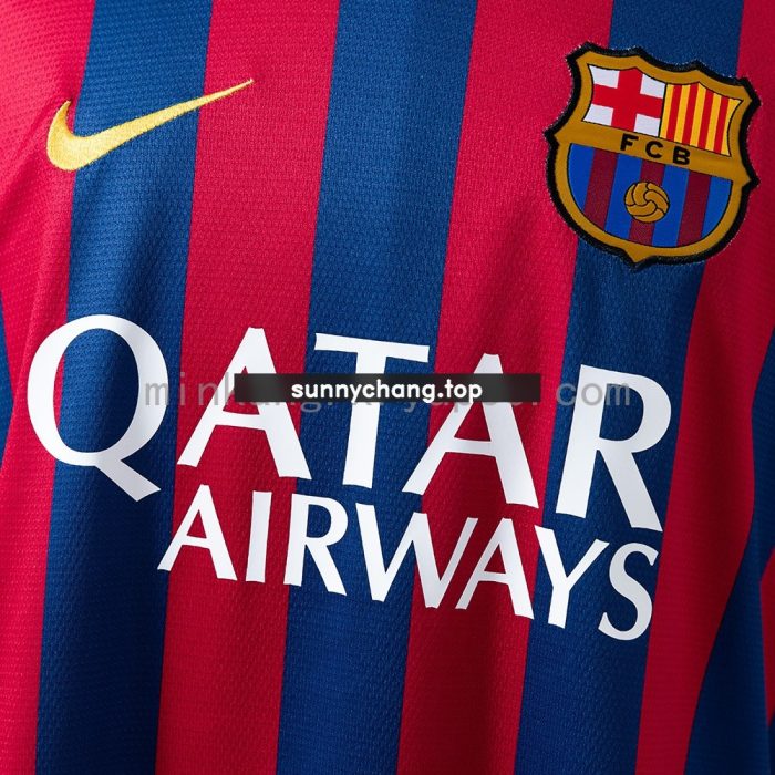 Barcelona 2013-2014 Home Retro Jersey - 图片 6