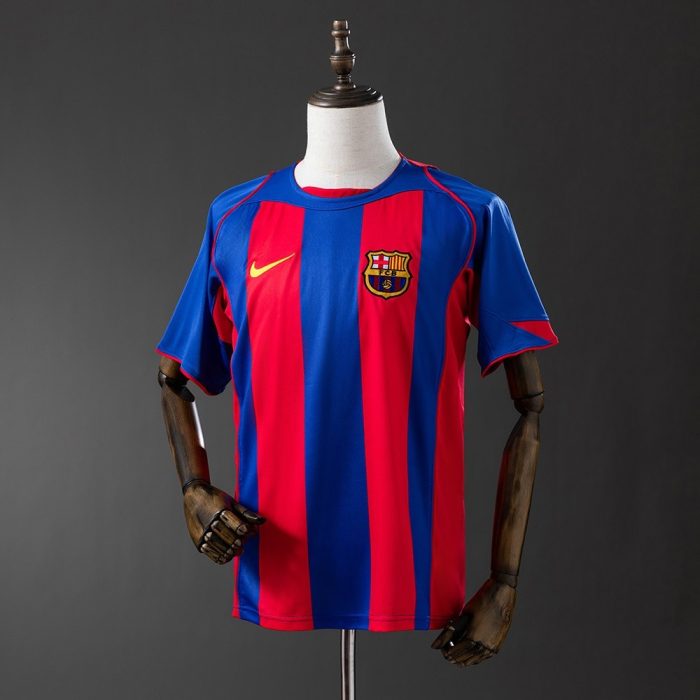 Barcelona 2004-2005 Home Retro Shirt - 图片 7