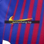 Barcelona 2017/2018 Home Retro Jersey - 图片 4