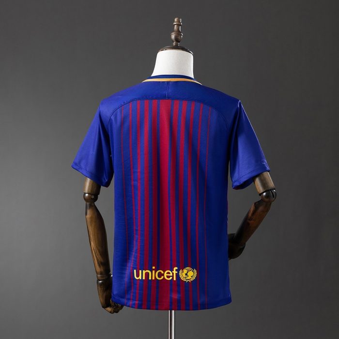Barcelona 2017/2018 Home Retro Jersey - 图片 8