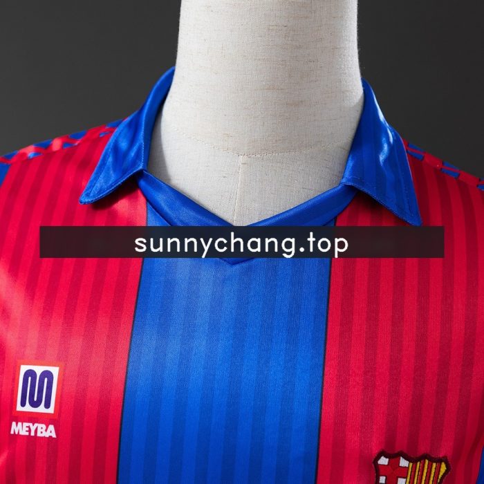 Barcelona 1990-1991 Home Retro Shirt - 图片 4