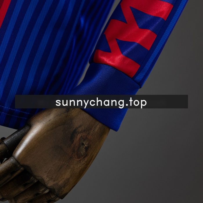 Barcelona 1992 Home Long Sleeve Retro Jersey - 图片 2