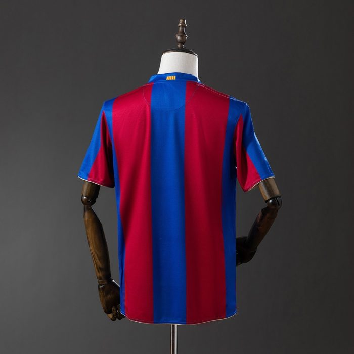 Barcelona 07/08 Home Retro Shirt - 图片 8