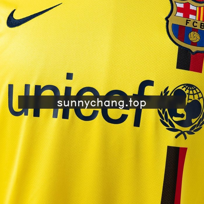 Barcelona 08/09 Away Retro Long Sleeve Jersey - 图片 6