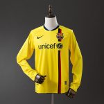 Barcelona 08/09 Away Retro Long Sleeve Jersey - 图片 9