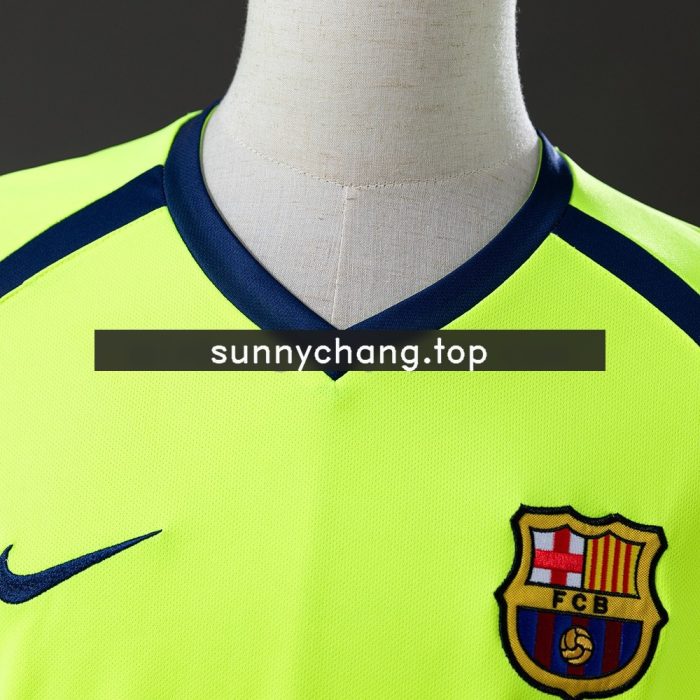 Barcelona 2005-2006 Away Retro Long Sleeve Jersey - 图片 5