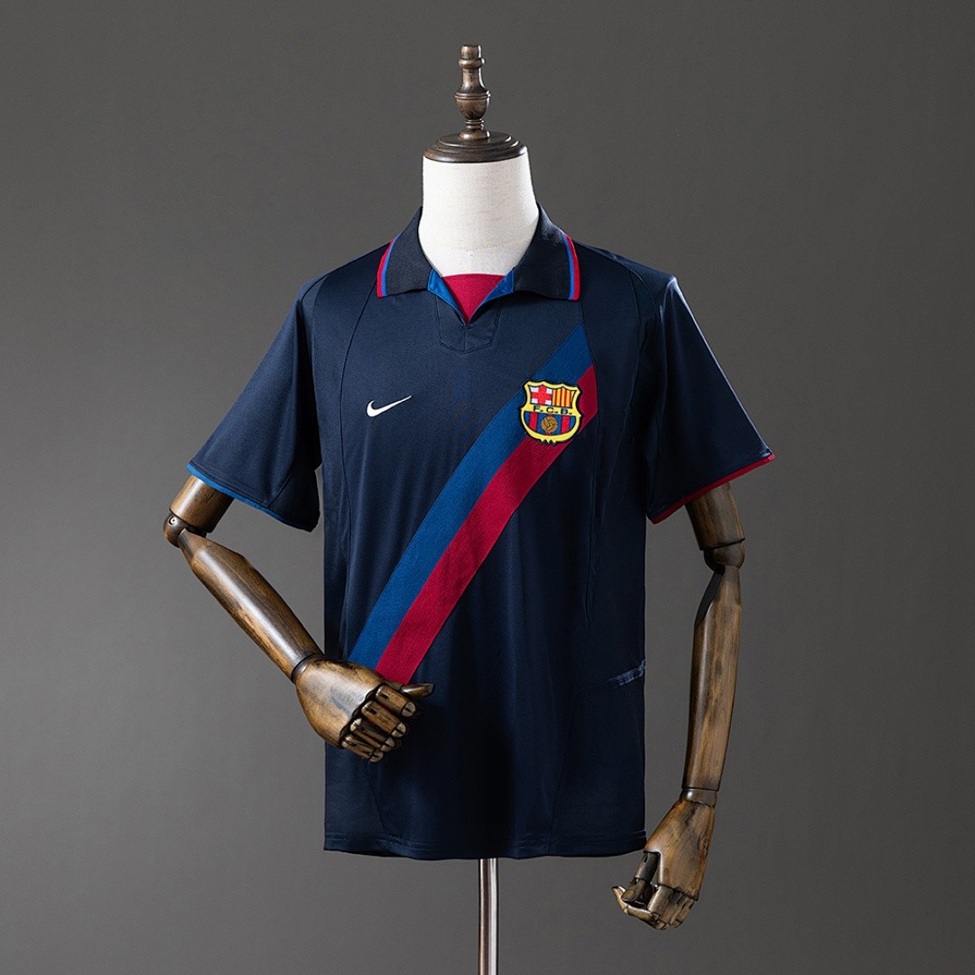 JER-2680_1 Barcelona 2002/2003 Third Away Retro Jersey - 图片 1