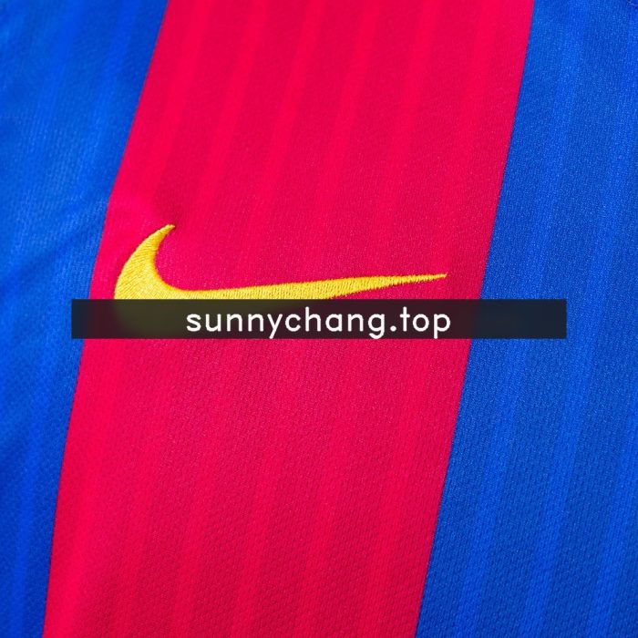 Barcelona 16/17 Home Retro Shirt - 图片 4
