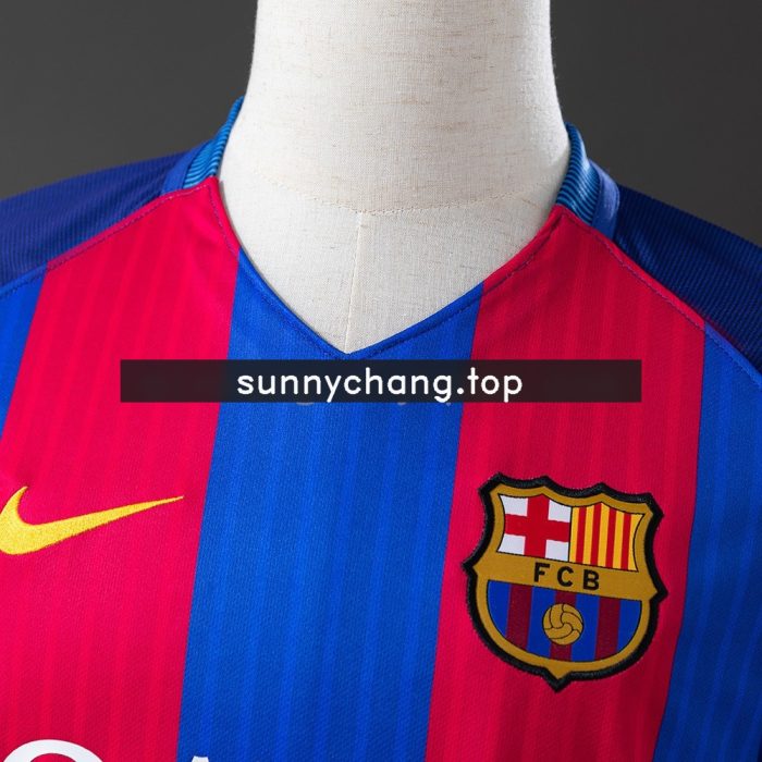 Barcelona 16/17 Home Retro Shirt - 图片 7